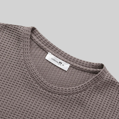 Abel - Chemise tricotée côtelée - Élégante décontractée - Hommes
