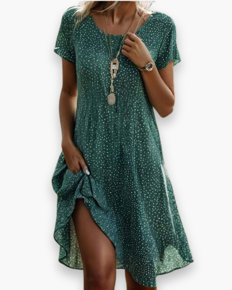 Robe Vintage Élégante pour Femme | Longueur Midi