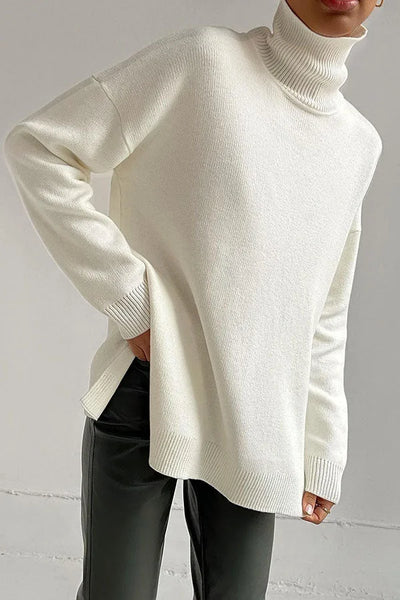 Camille – Pull À Col Roulé Ample, Cosy Et Doux Pour L'Hiver