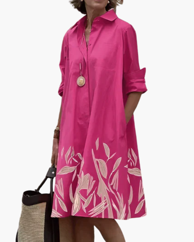 Robe chemise ample femme | Moderne et élégant