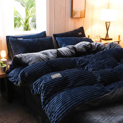 Luxe Fleece – Housse De Couette En Polaire Chaude Pour L'Hiver En Velours