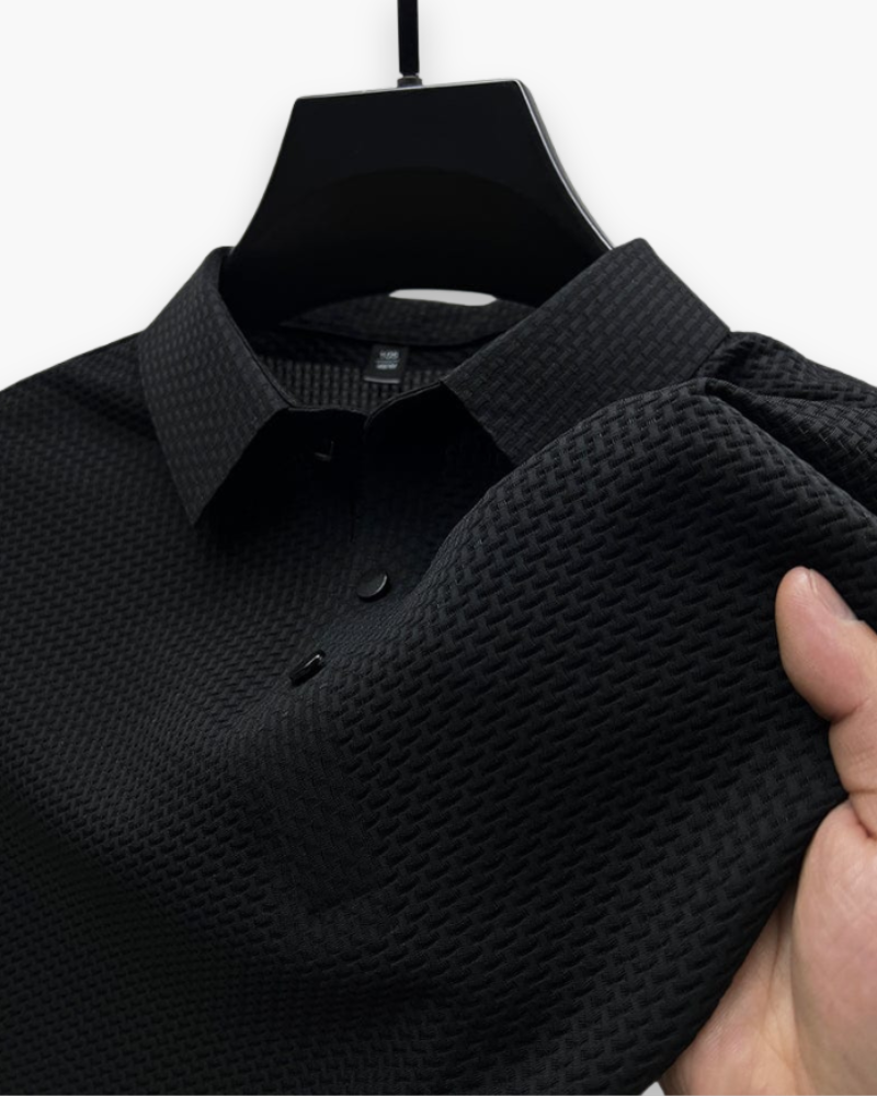 Polo Structuré Moderne pour Homme | Manches Longues
