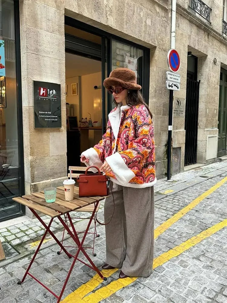 Claire – Manteau À Motif Bohème Pour Un Look Unique
