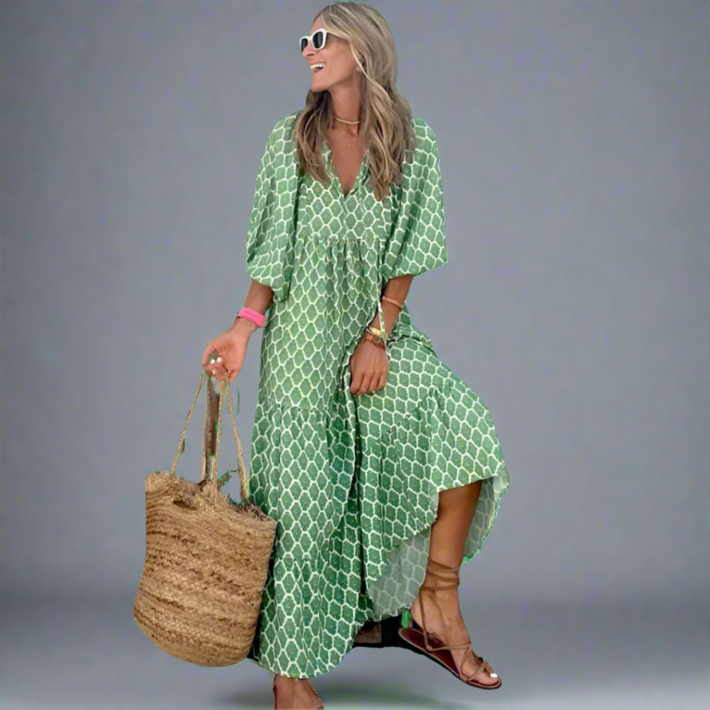 Paldruna | Robe maxi élégante avec coupe confort