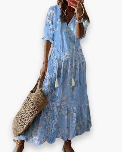 Robe longue bohème pour femme | Élégance d’été