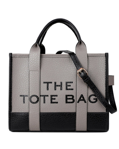 Justine - Sac Fourre-Tout Tendance Avec Coutures Bicolores