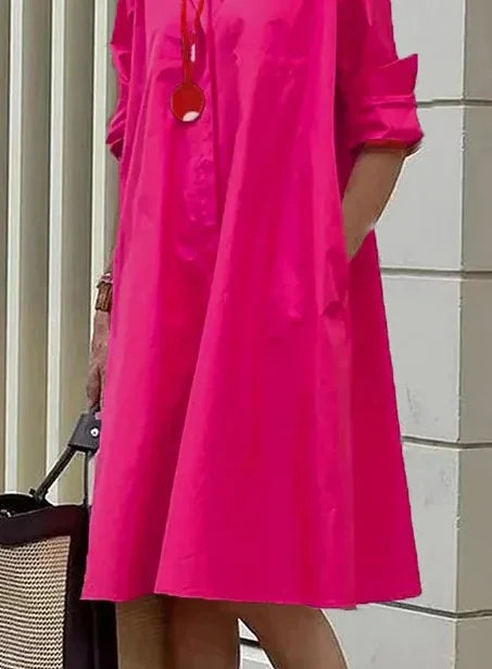 Charlotte - Robe Chemise Chic Et Élégante