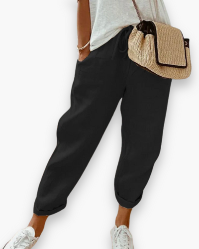Pantalon ample moderne femme | Tissu léger et respirant