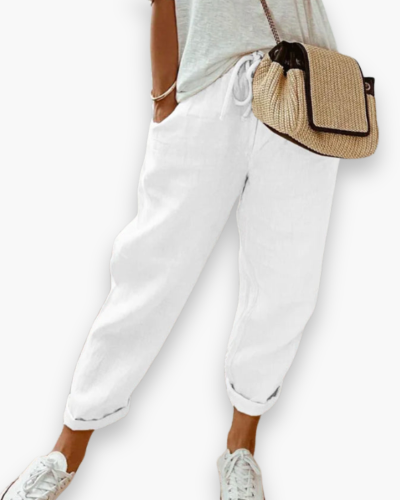 Pantalon ample moderne femme | Tissu léger et respirant