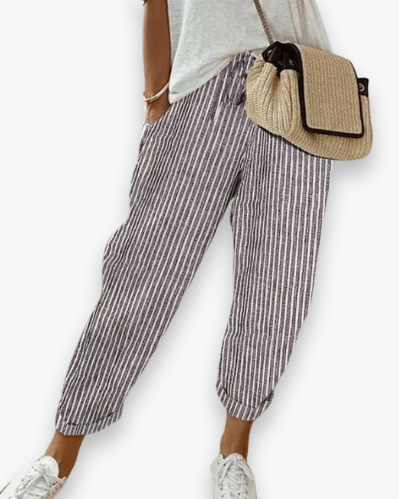 Pantalon ample moderne femme | Tissu léger et respirant