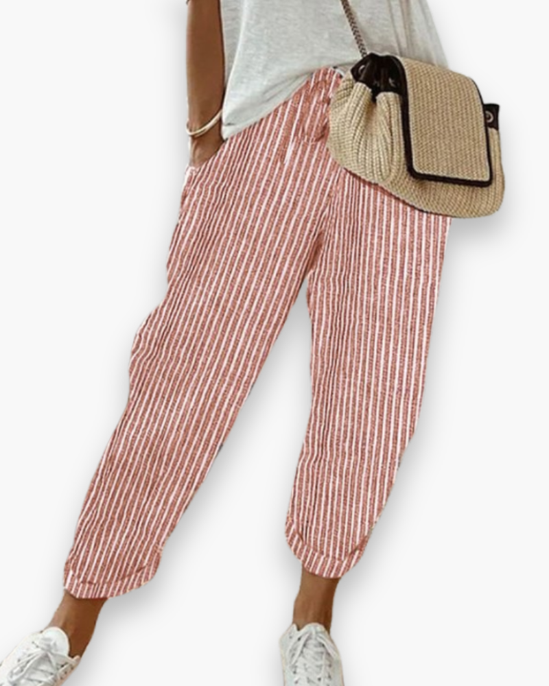 Pantalon ample moderne femme | Tissu léger et respirant