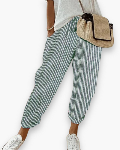 Pantalon ample moderne femme | Tissu léger et respirant