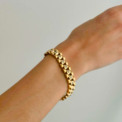 Bracelet Gladia – Style Montre Doré