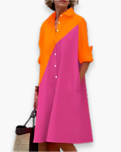 Robe chemise ample femme | Moderne et élégant