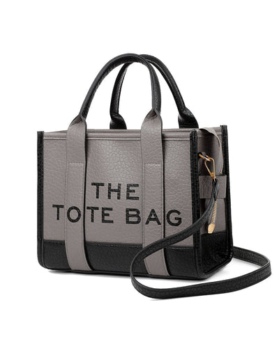 Justine - Sac Fourre-Tout Tendance Avec Coutures Bicolores