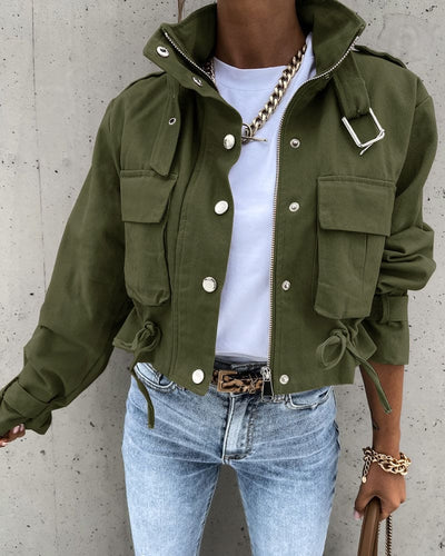 Inès - Veste femme style utilitaire