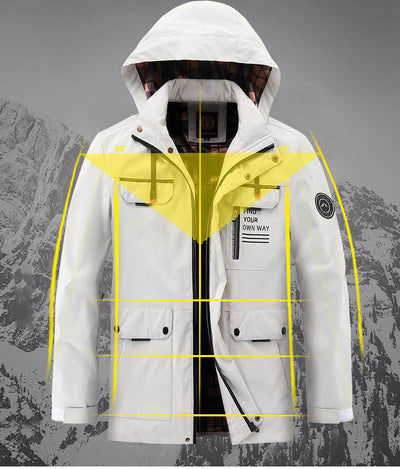Benoît – Manteau Mi-Long Pour Hommes Avec Capuche, Design Pratique Et Élégant