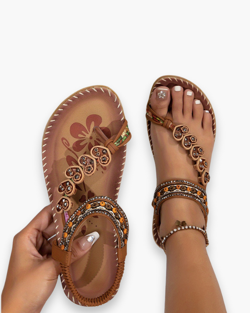 Sandales élégantes confort femme | Style bohème d'été