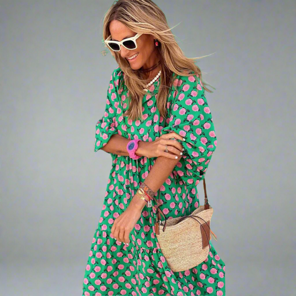 Paldruna | Robe maxi élégante avec coupe confort