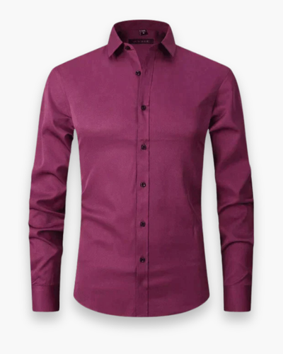 Chemise élégante ajustée homme | Tissu respirant