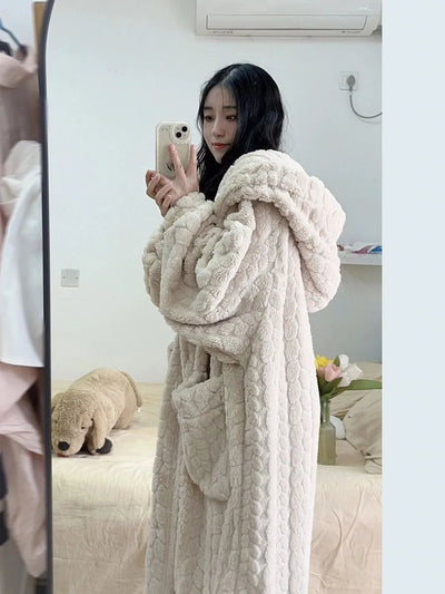Mila - Peignoir Nightfall Confortable Et Chaud