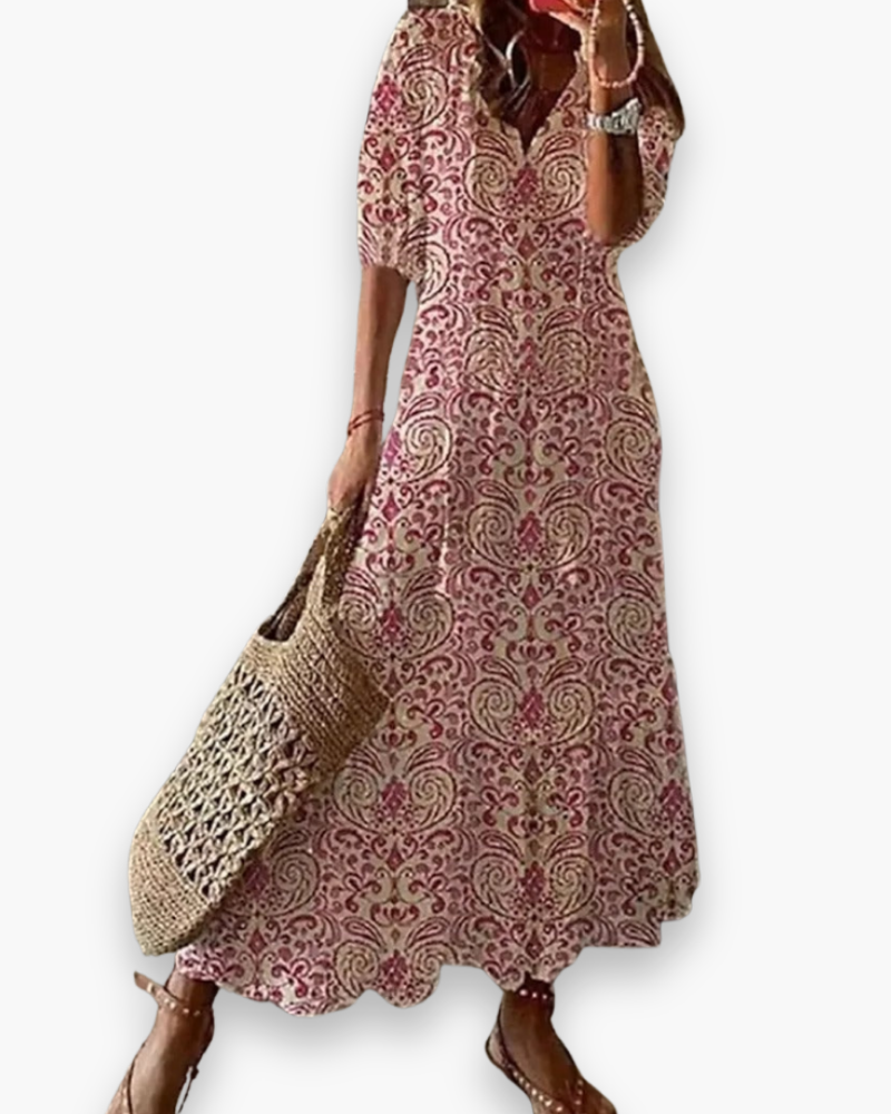 Robe longue bohème pour femme | Élégance d’été