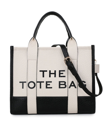 Justine - Sac Fourre-Tout Tendance Avec Coutures Bicolores