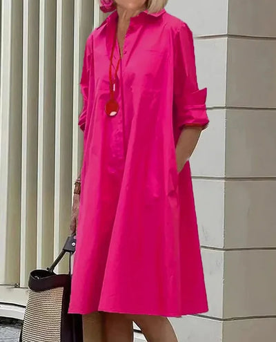 Charlotte - Robe Chemise Chic Et Élégante
