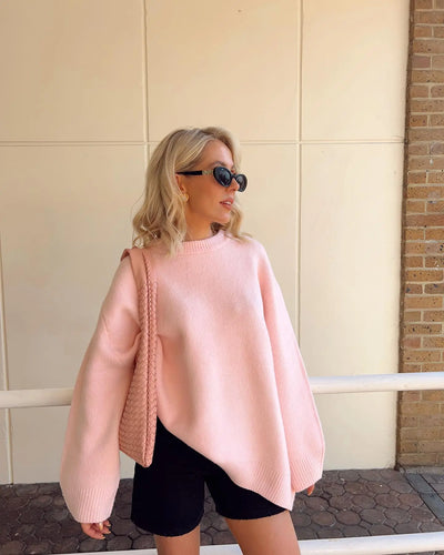 Roselyn - Nouveau Pull Tendance À Col Rond
