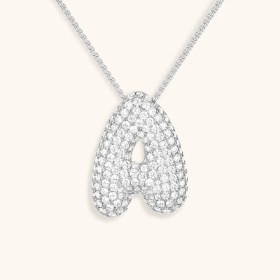 Collier Initiale Diamant – Bubble