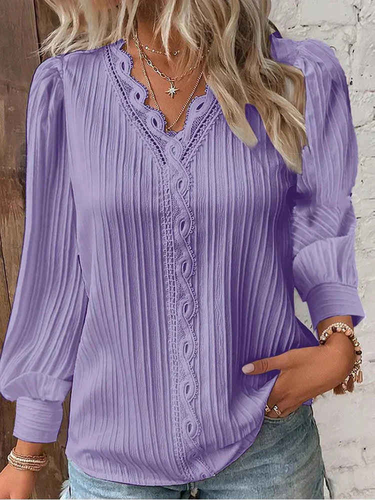 Gail | Blouse chic avec imprimé
