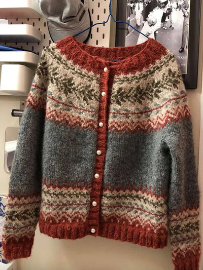 Inès - Pull vintage automne femme