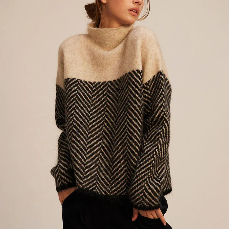 Chloé - Pull automne à col femme