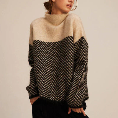 Chloé - Pull automne à col femme