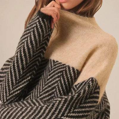 Chloé - Pull automne à col femme