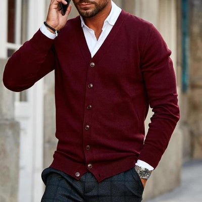 Louis - Cardigan automne homme élégant