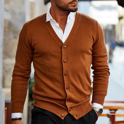 Louis - Cardigan automne homme élégant
