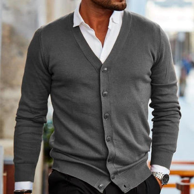 Louis - Cardigan automne homme élégant