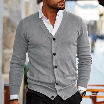 Louis - Cardigan automne homme élégant