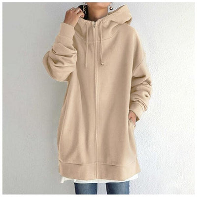 Manon - Cardigan automne à capuche femme