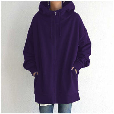 Manon - Cardigan automne à capuche femme