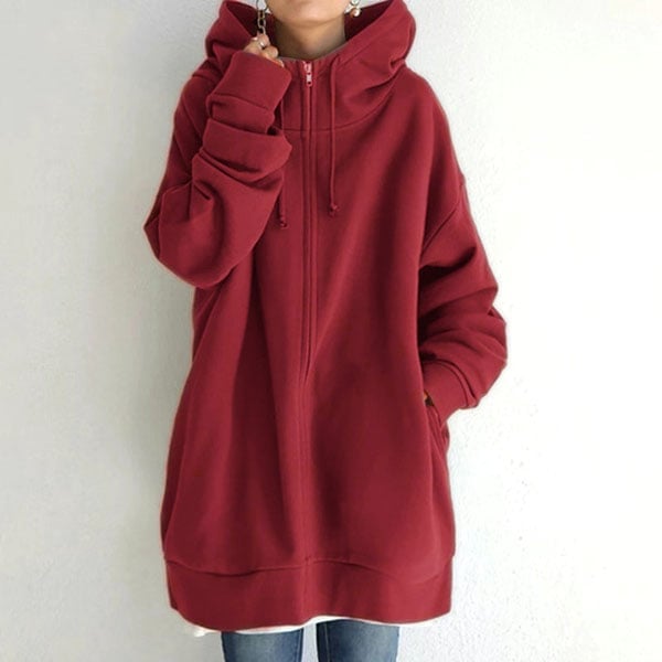 Manon - Cardigan automne à capuche femme