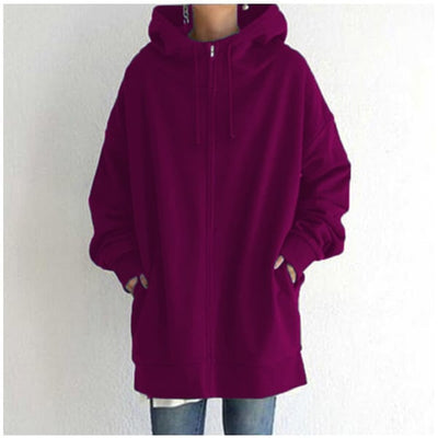 Manon - Cardigan automne à capuche femme