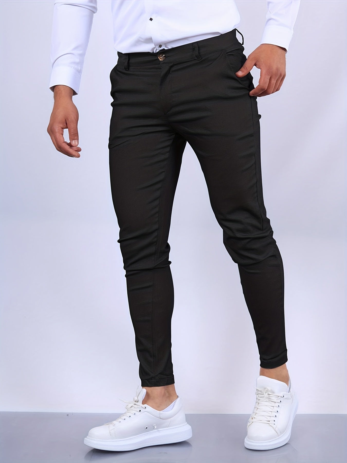 Hugo - Pantalon homme extensible élégant