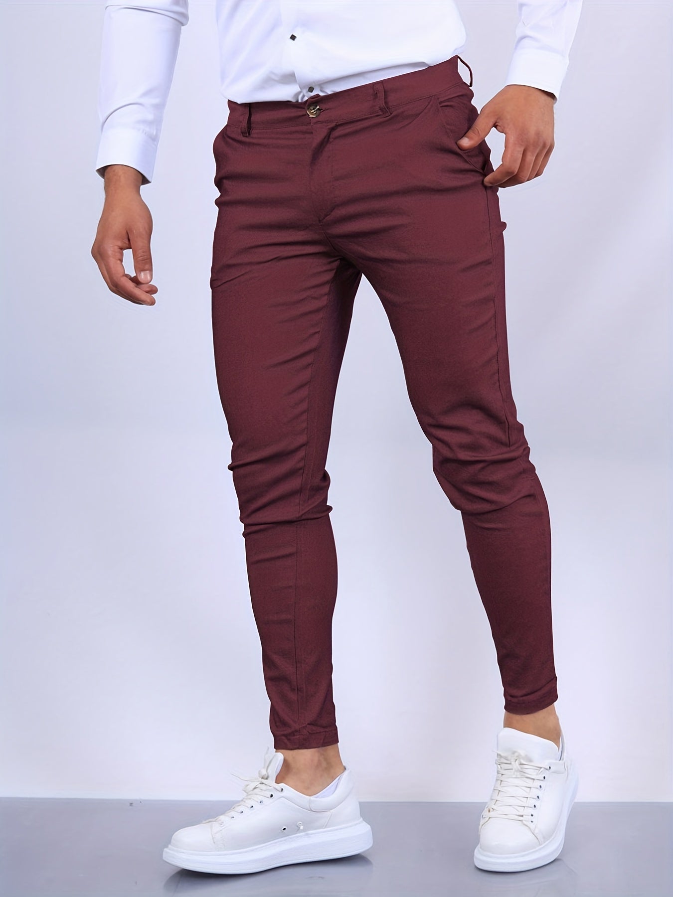 Hugo - Pantalon homme extensible élégant
