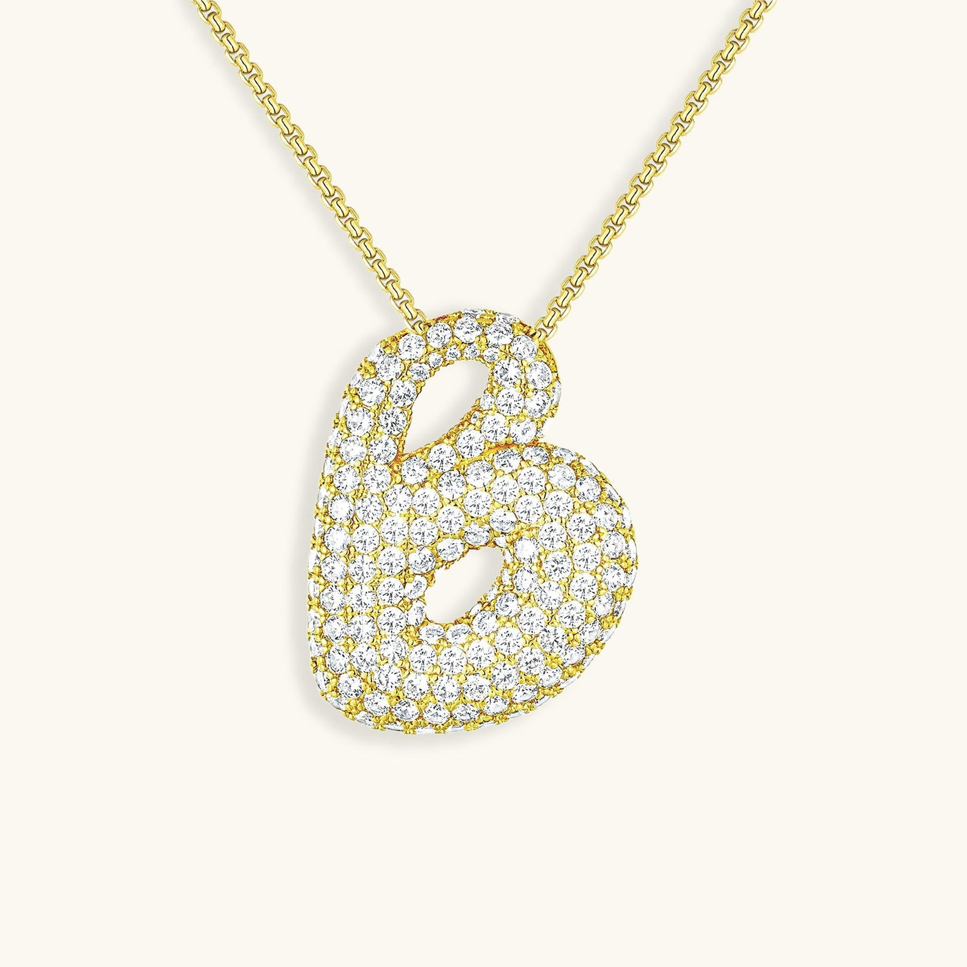 Collier Initiale Diamant – Bubble