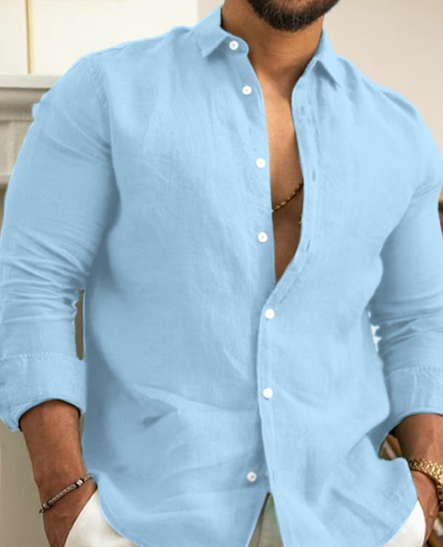 Connor - Chemise en Lin - Élégant et Confortable - Hommes
