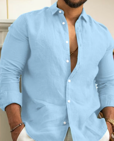 Connor - Chemise en Lin - Élégant et Confortable - Hommes