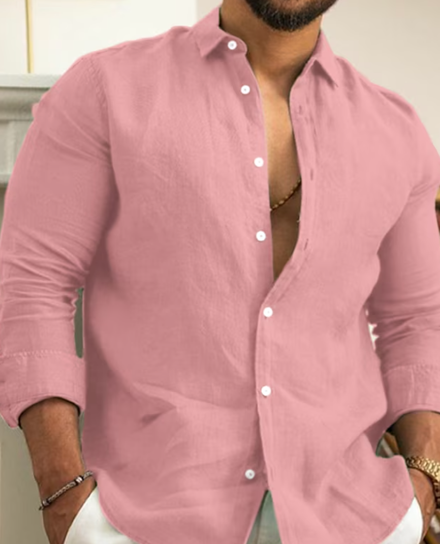 Connor - Chemise en Lin - Élégant et Confortable - Hommes