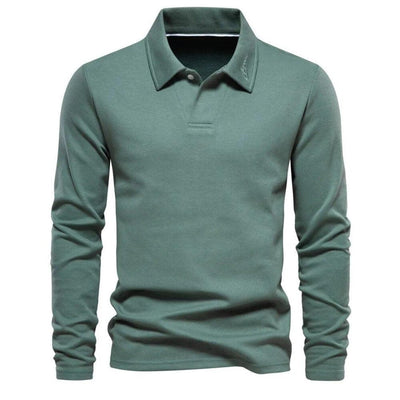 William - Polo shirt à manches longues - Intemporel - Décontracté - Hommes